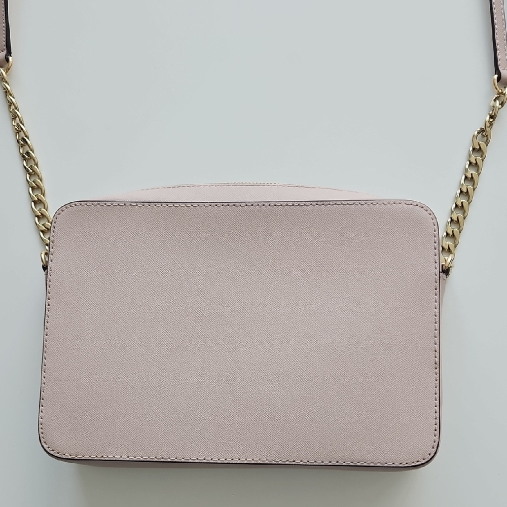 Michael Kors Blush Crossbody Bag with Gold Chain - Picture 10 of 11
